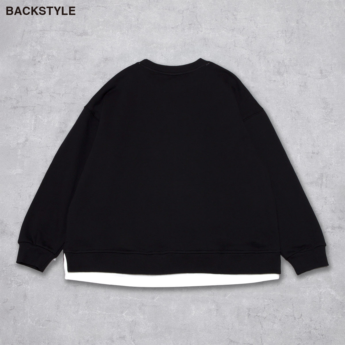 D.FIT Double Collar Fake Layered Fleece BIG Trainer