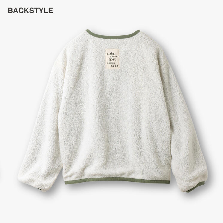 ディフィット D.FIT ボア ノーカラージャケット