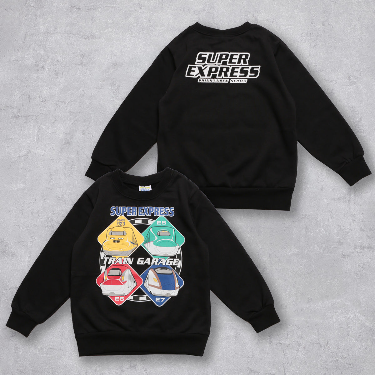 ディフィット D.FIT 新幹線 裏毛トレーナー （BLACK） BLACK