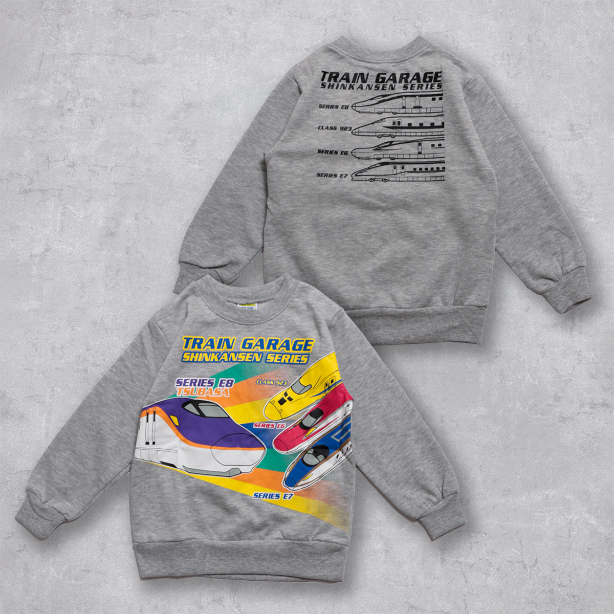 ディフィット D.FIT 新幹線 裏毛トレーナー （MGRAY） MGRAY
