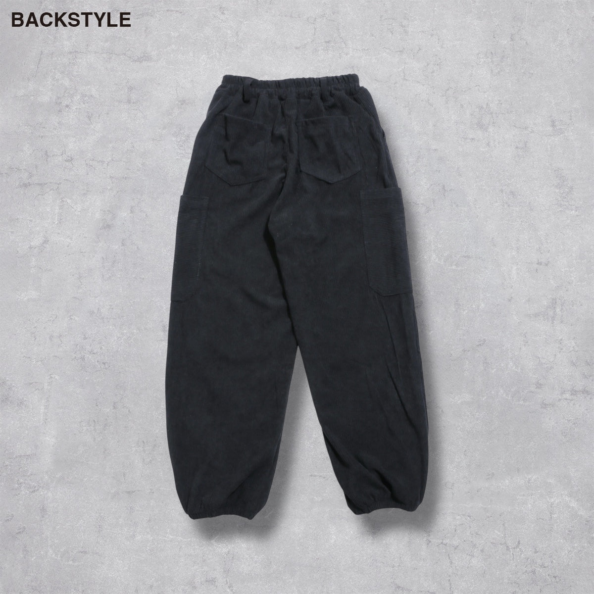 ディフィット D.FIT コーデュロイ ワイドジョガーパンツ （BLACK） BLACK