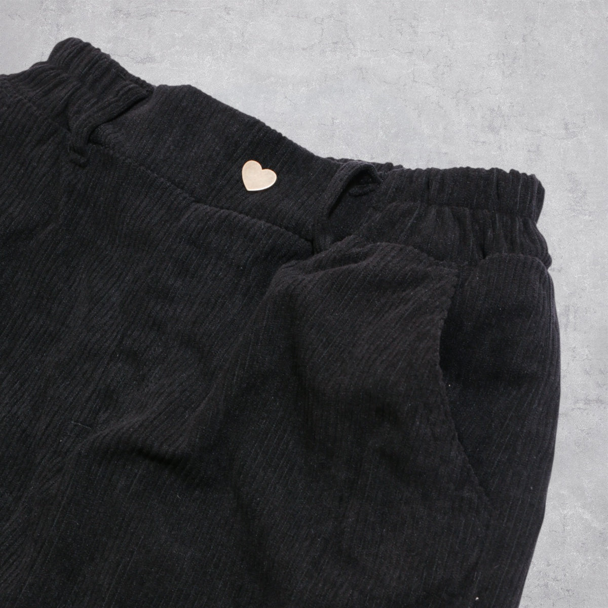ディフィット D.FIT コーデュロイ ワイドジョガーパンツ （BLACK） BLACK