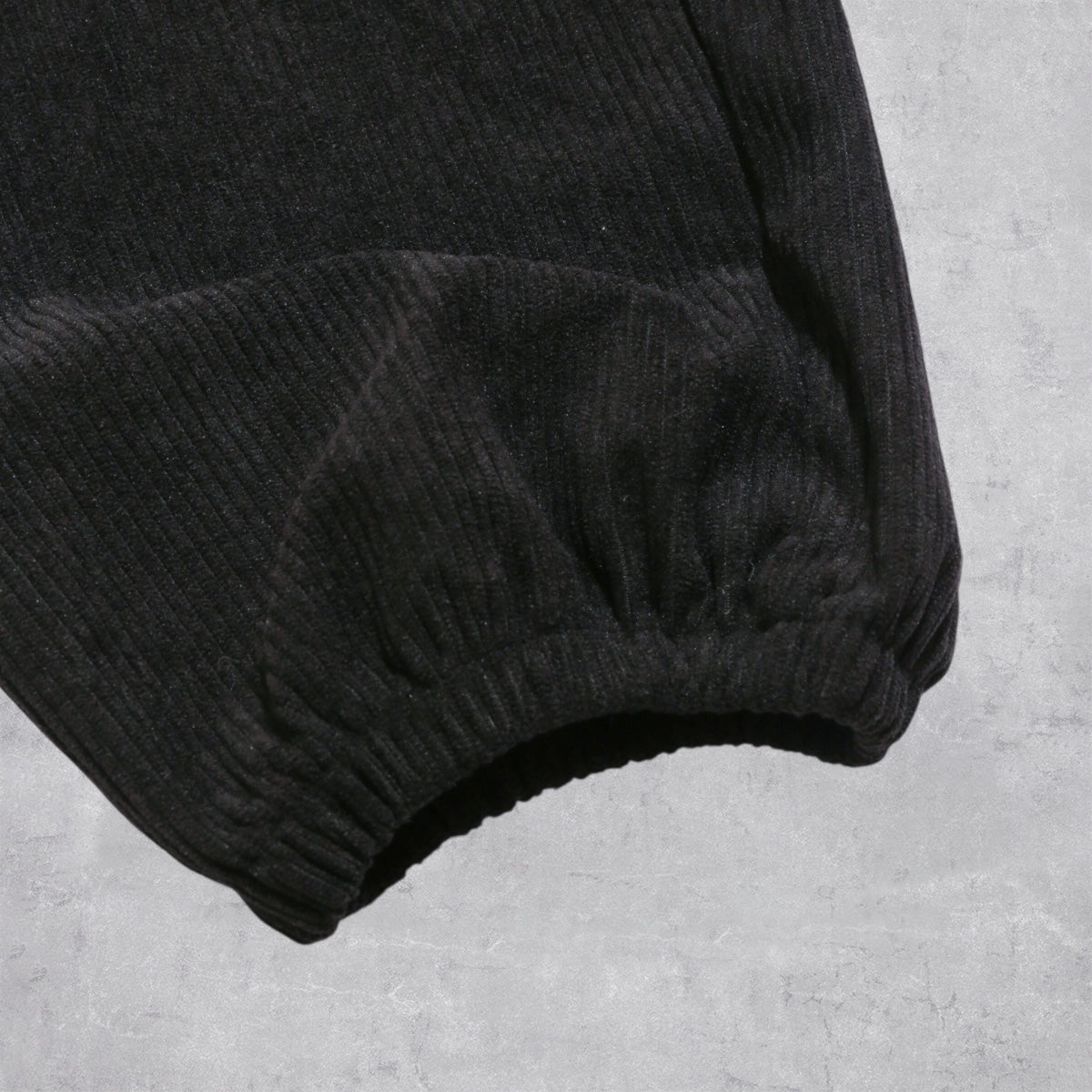 ディフィット D.FIT コーデュロイ ワイドジョガーパンツ （BLACK） BLACK