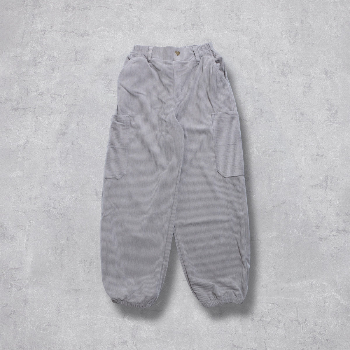 ディフィット D.FIT コーデュロイ ワイドジョガーパンツ （GRAY） GRAY