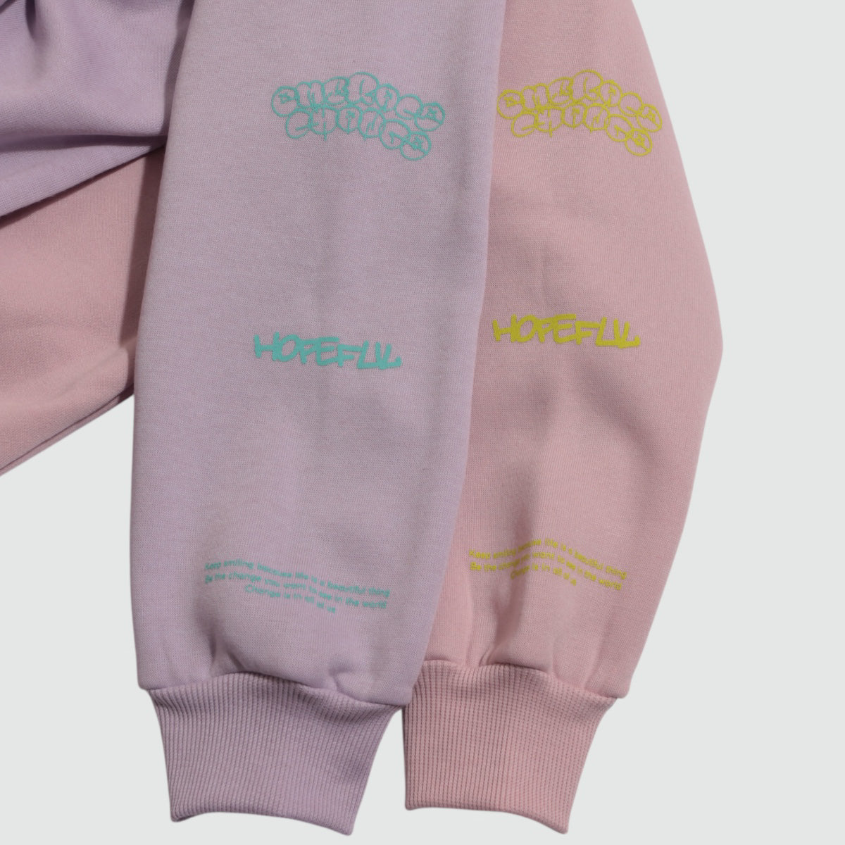 ディフィット D.FIT プリント 裏起毛トレーナー （LAVENDER） LAVENDER
