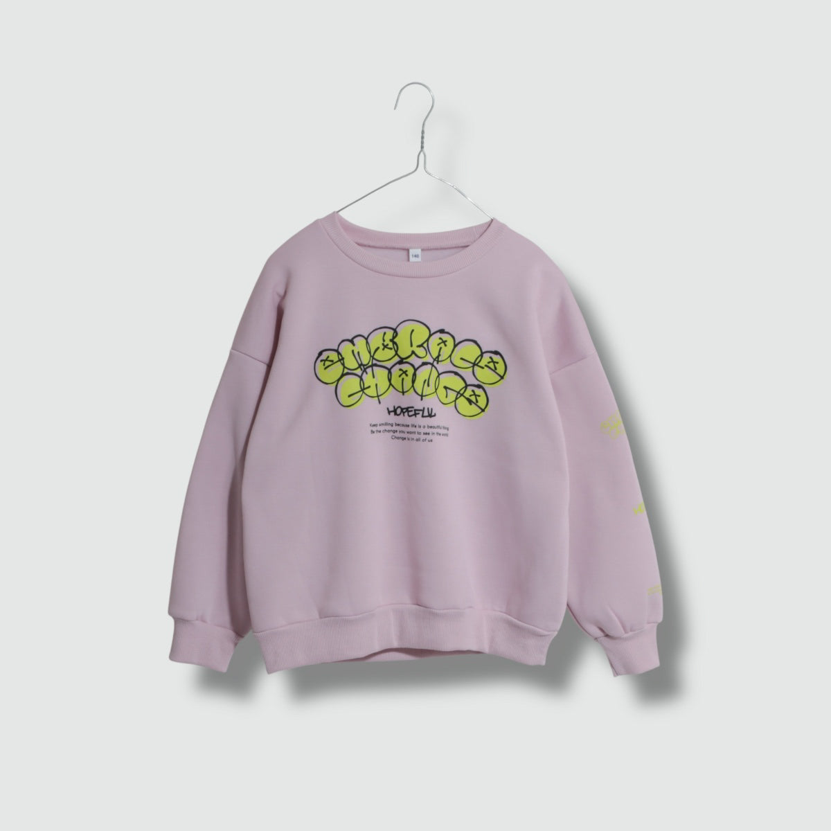 ディフィット D.FIT プリント 裏起毛トレーナー （PINK） PINK