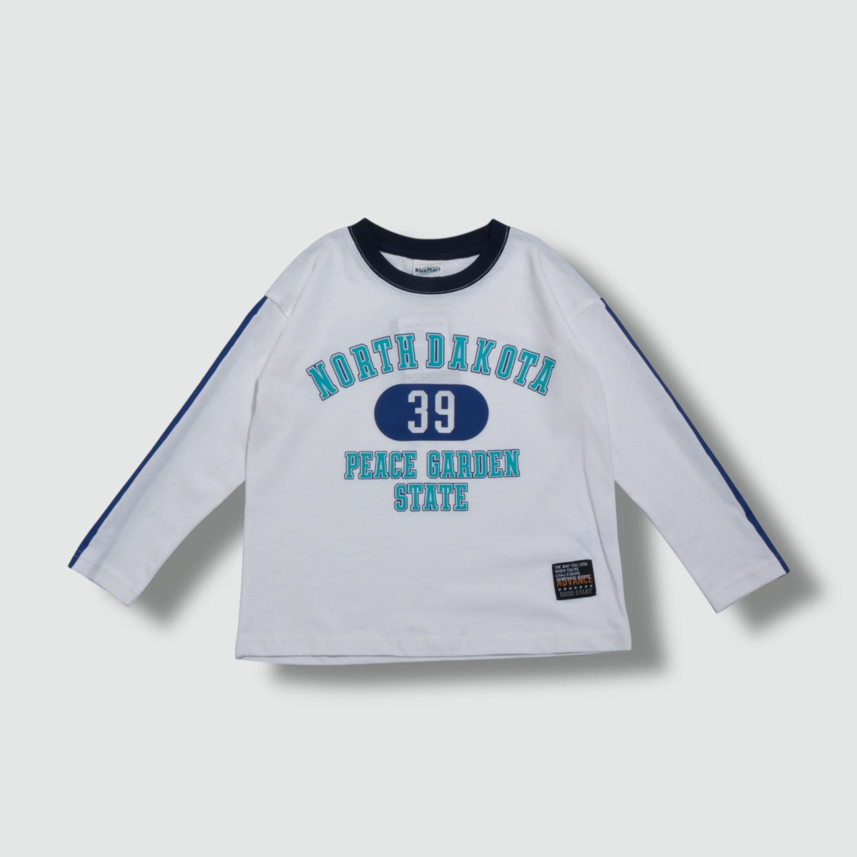ディフィット D.FIT 袖ライン プリント 長袖Tシャツ （WHITE） WHITE