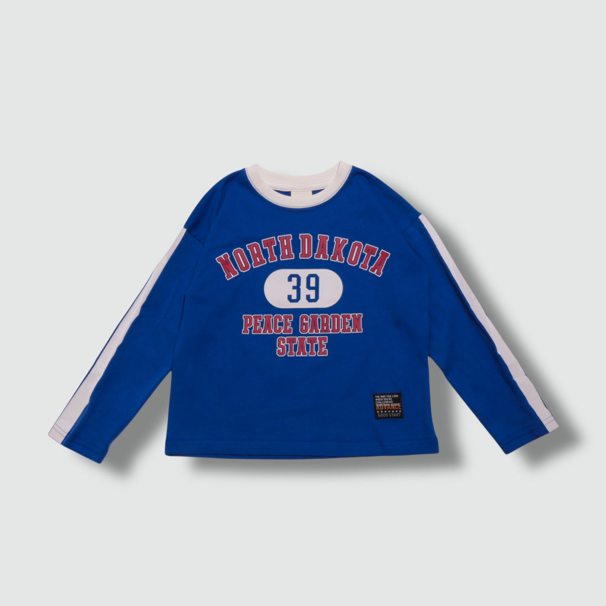 ディフィット D.FIT 袖ライン プリント 長袖Tシャツ （BLUE） BLUE