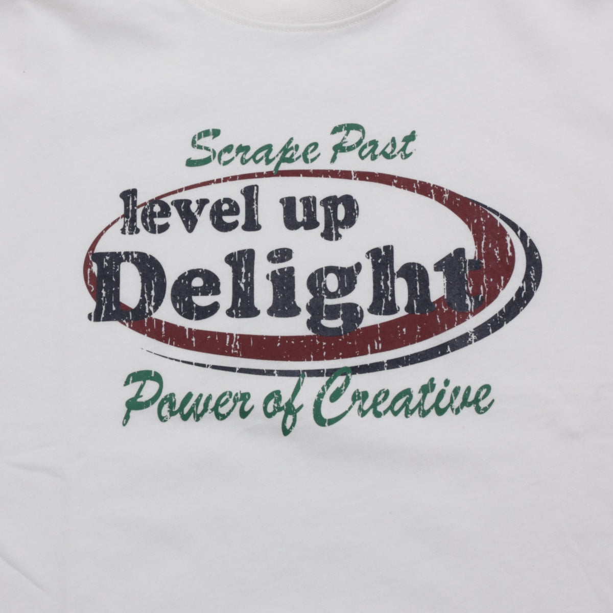 ディフィット D.FIT ヴィンテージ風ロゴ 長袖Tシャツ （WHITE） WHITE