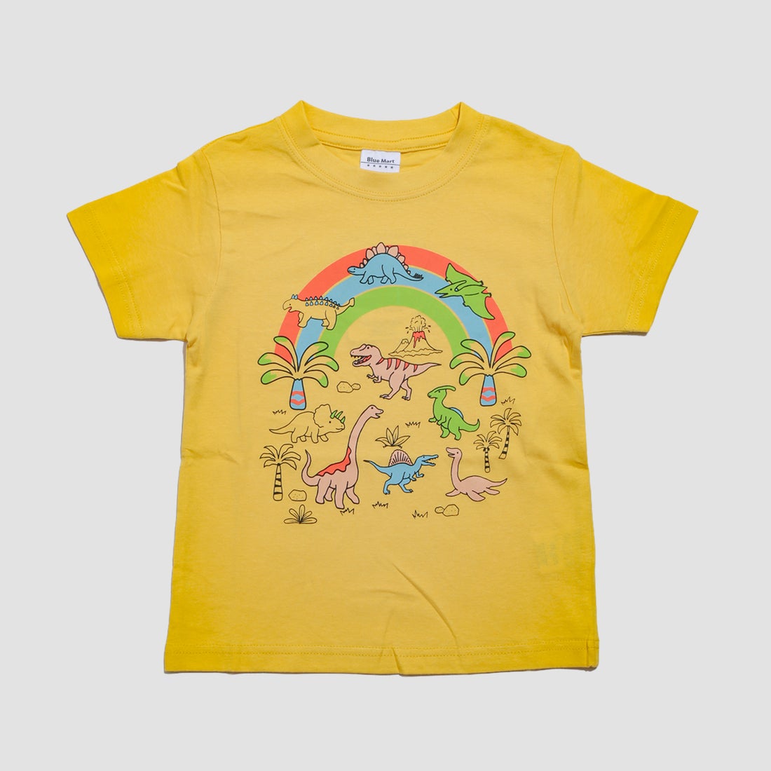 ディフィット D.FIT 恐竜プリント 半袖Tシャツ （YELLOW） YELLOW