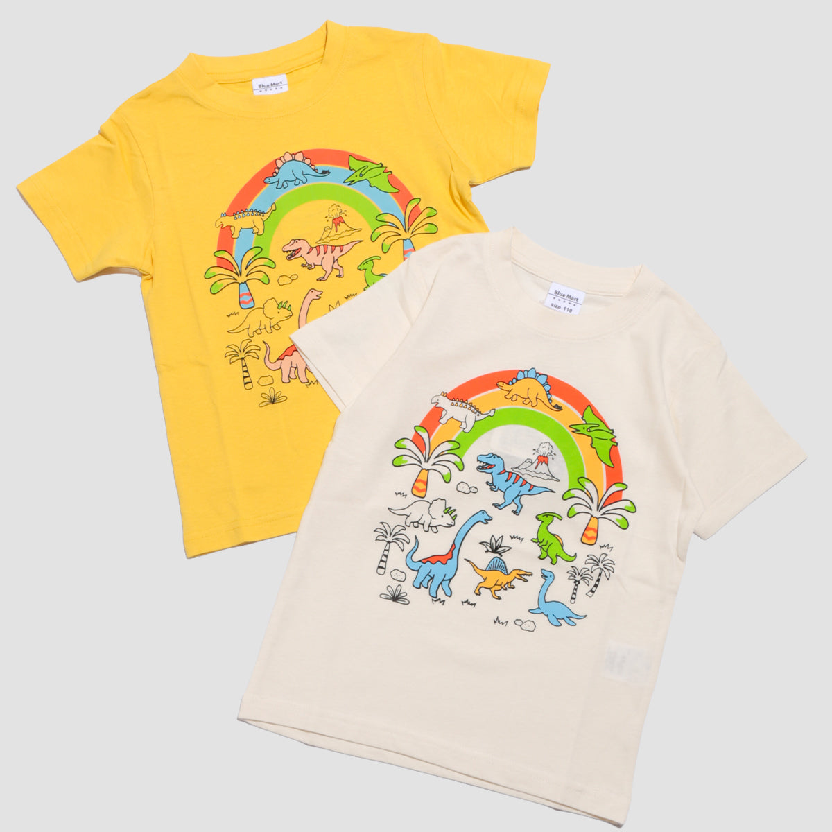 ディフィット D.FIT 恐竜プリント 半袖Tシャツ （YELLOW） YELLOW