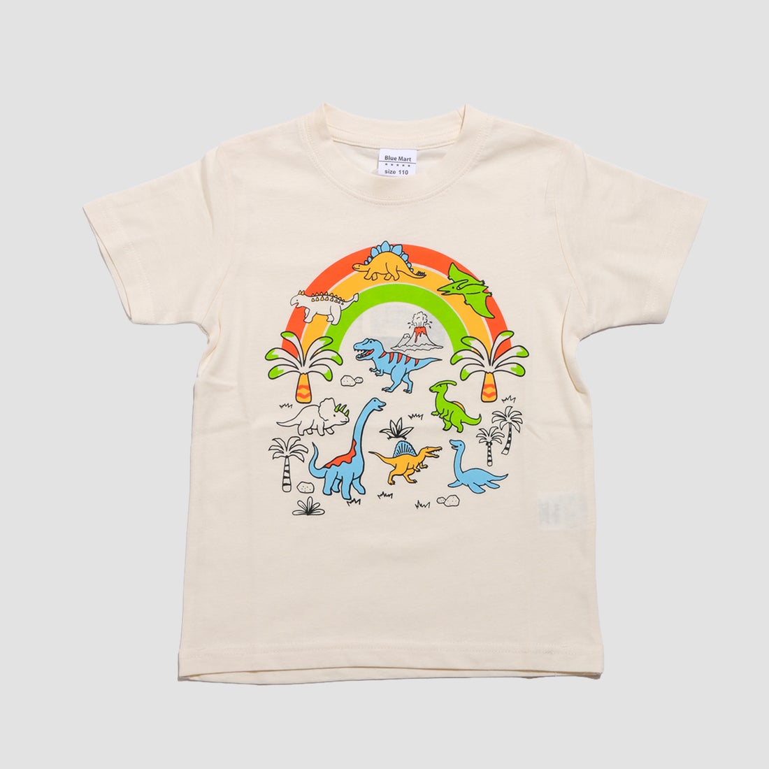 ディフィット D.FIT 恐竜プリント 半袖Tシャツ （WHITE） WHITE