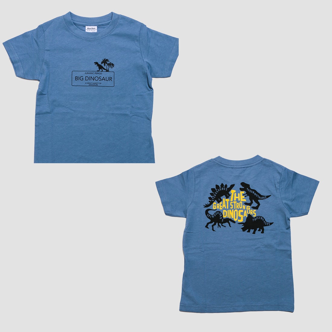 ディフィット D.FIT 恐竜プリント 半袖Tシャツ （BLUEGRAY） BLUEGRAY