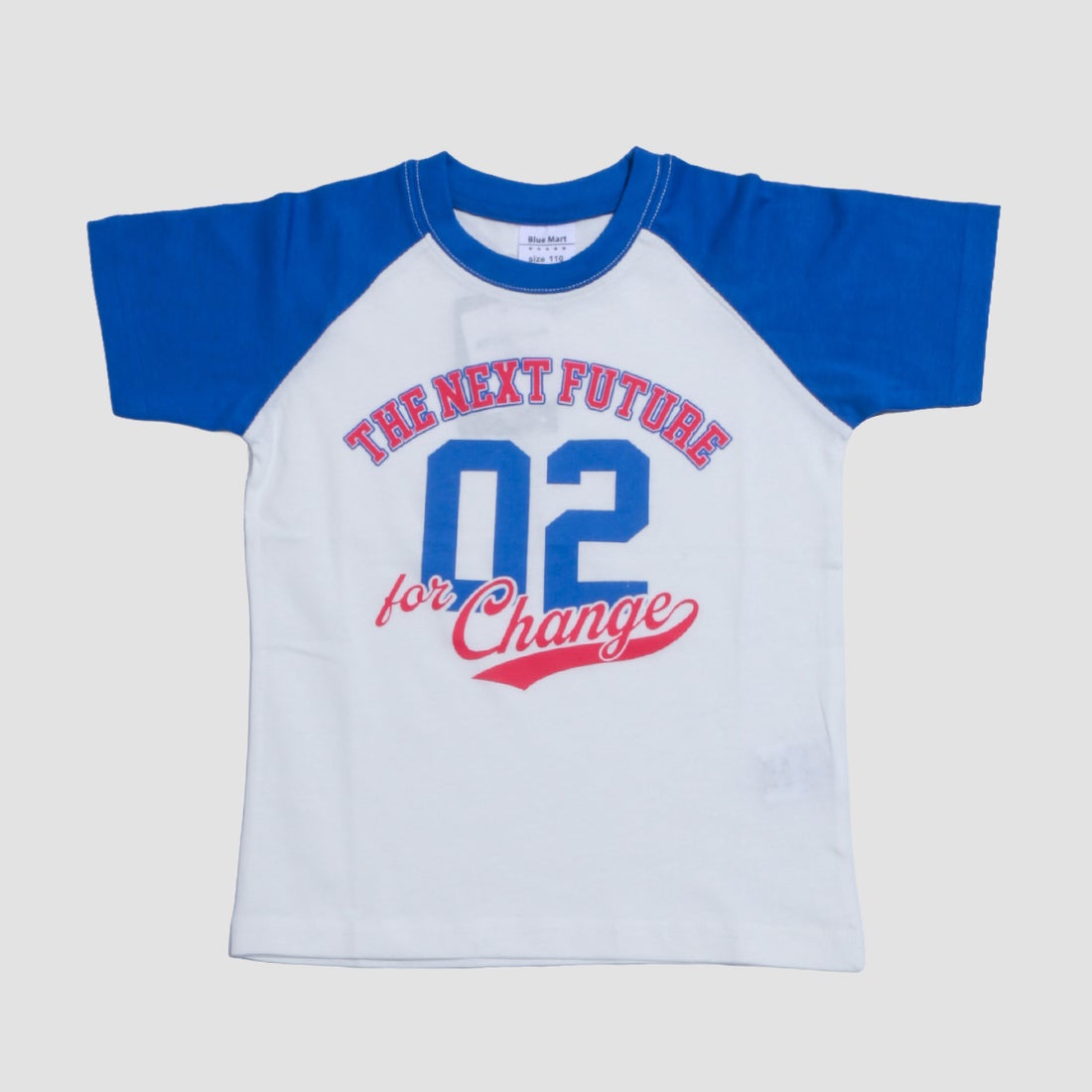 ディフィット D.FIT ラグラン 半袖プリントTシャツ （BLUE） BLUE