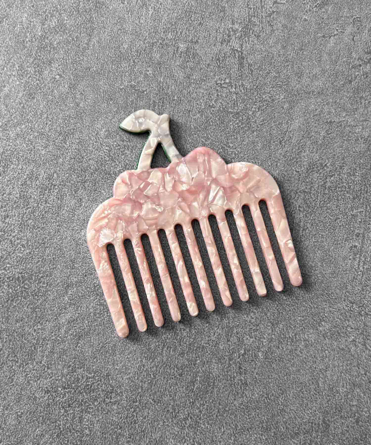 ガール GIRL フルーツモチーフ ヘアコーム かんざし かわいい ヘアアクセサリー （ピンク） ピンク