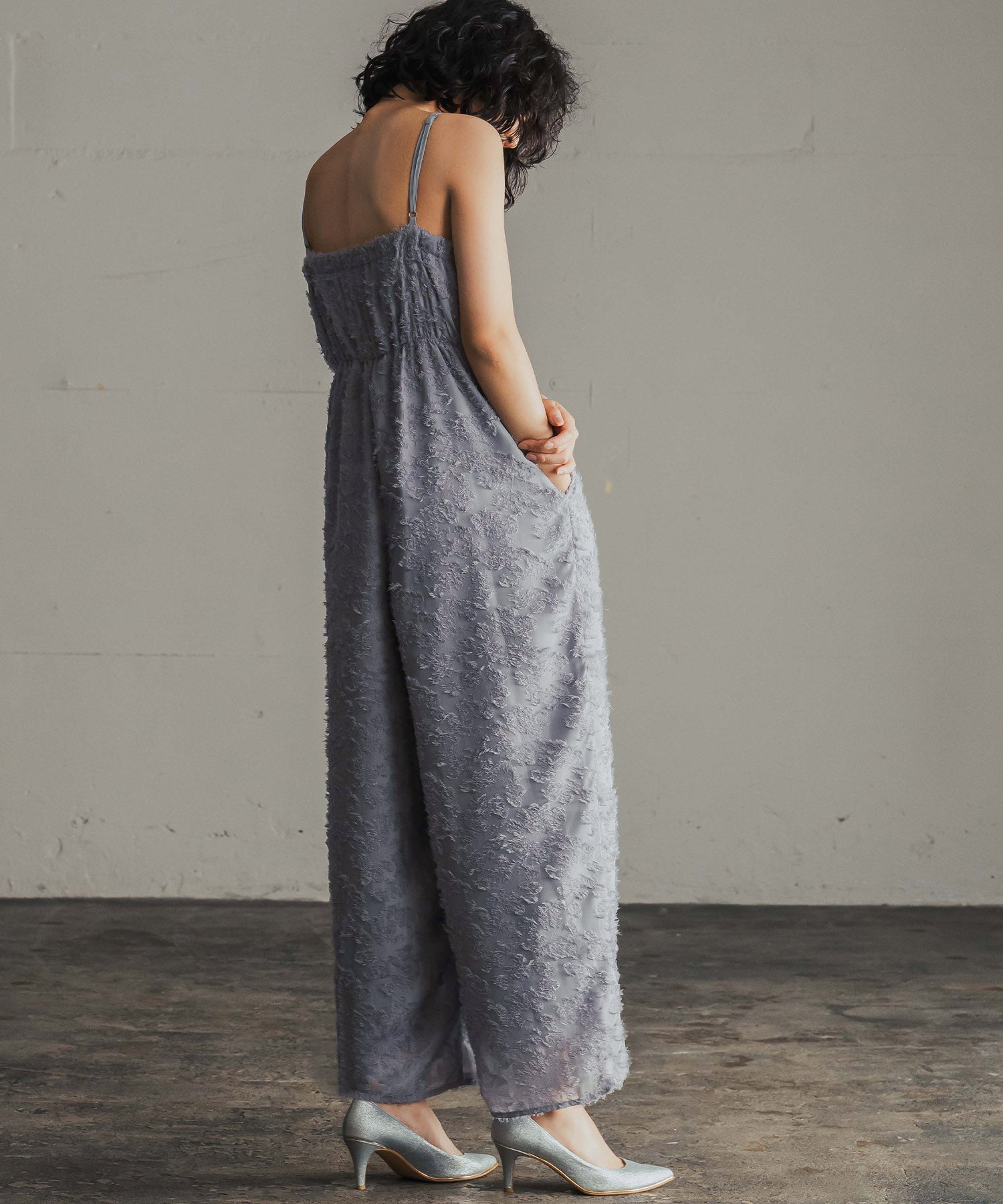 Girl Fringe Jacquard Camisole All-in-One Wedding Pants Dress Party Dress Occasion Dress Invitation