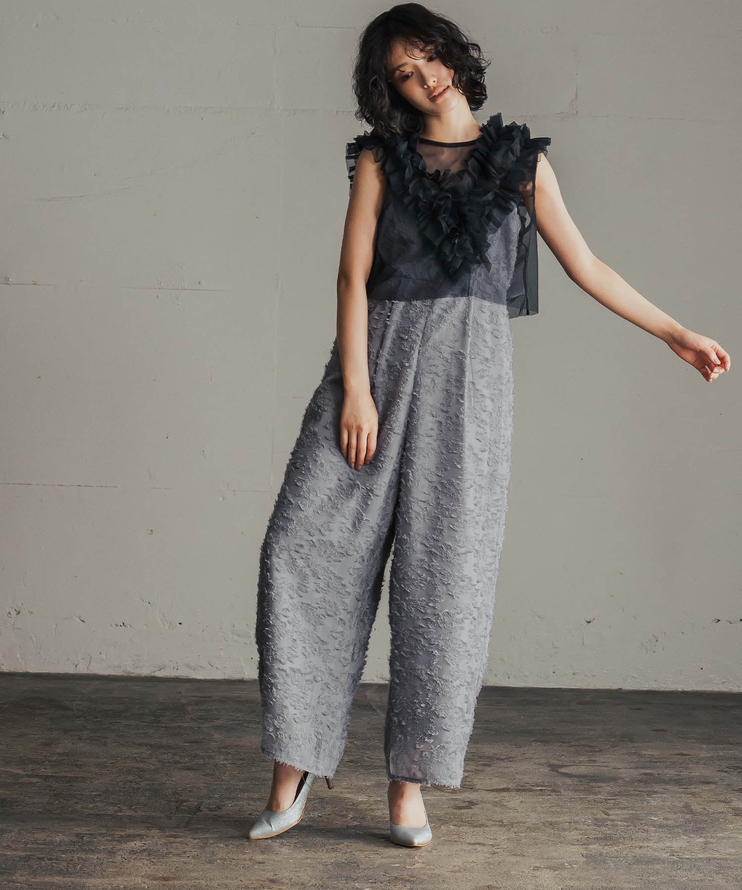 Girl Fringe Jacquard Camisole All-in-One Wedding Pants Dress Party Dress Occasion Dress Invitation