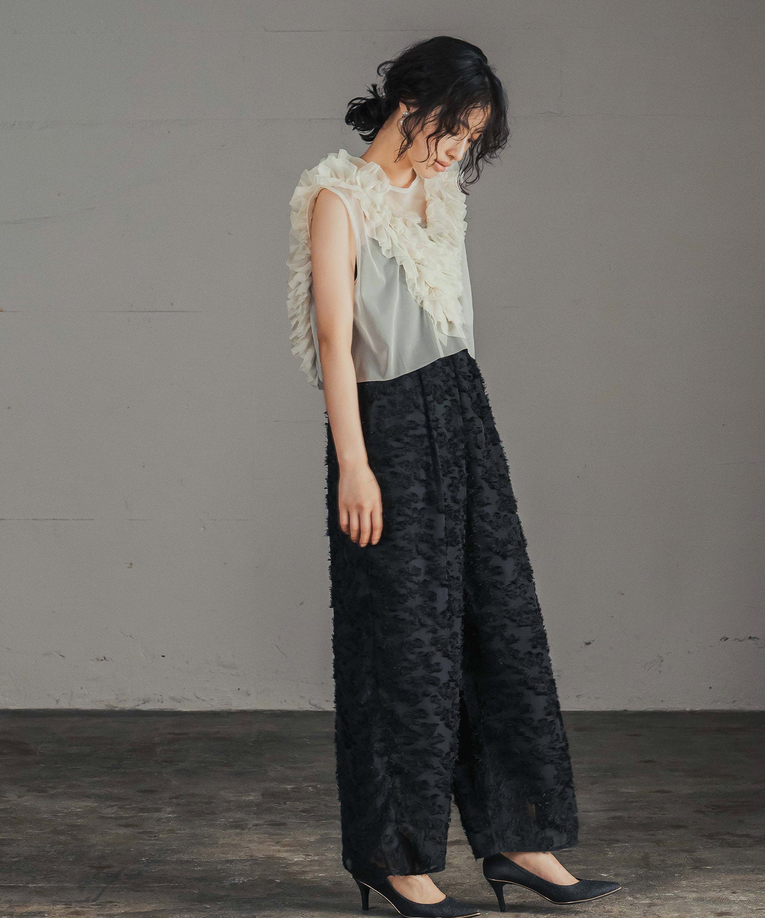 Girl Fringe Jacquard Camisole All-in-One Wedding Pants Dress Party Dress Occasion Dress Invitation