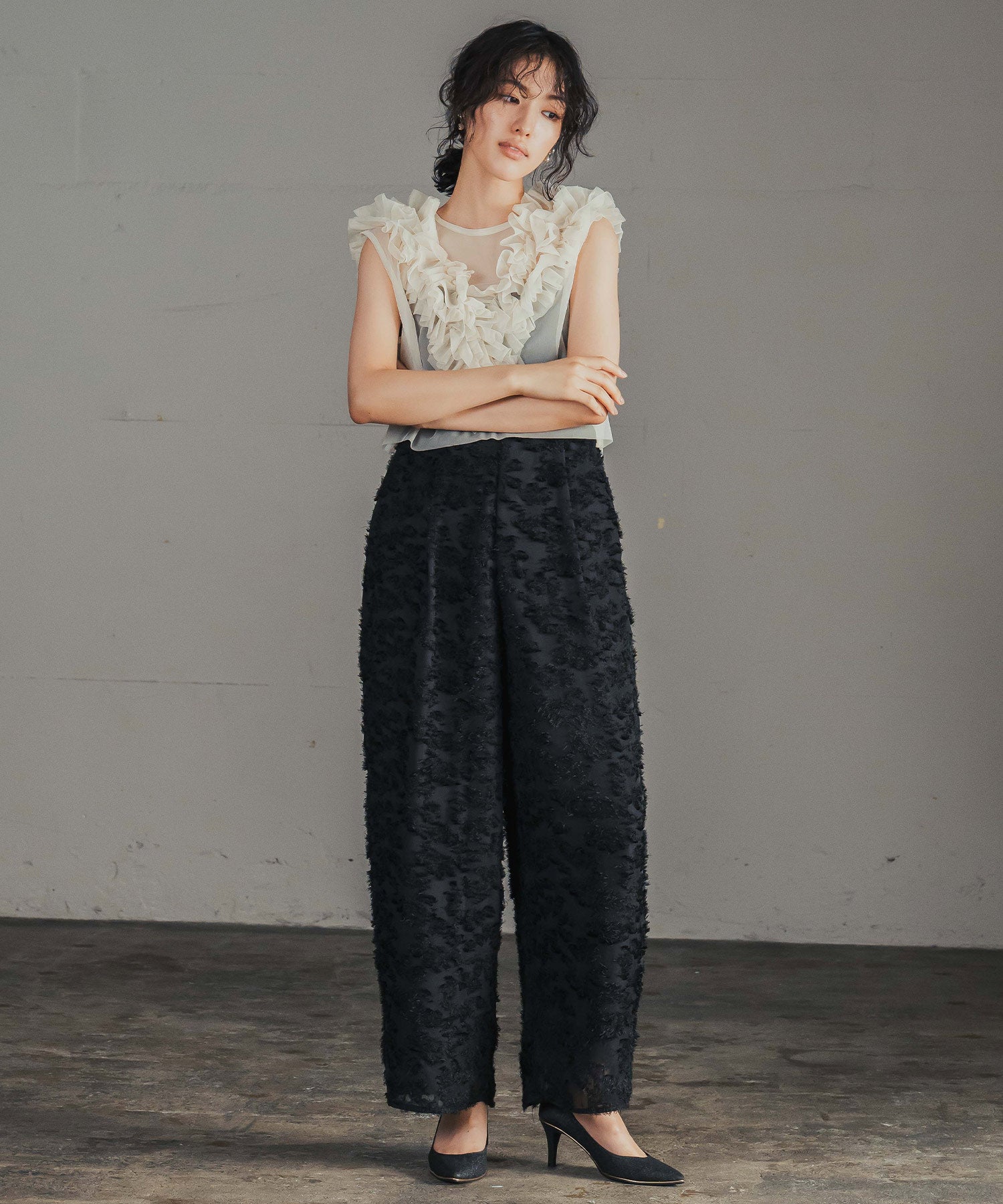 Girl Fringe Jacquard Camisole All-in-One Wedding Pants Dress Party Dress Occasion Dress Invitation