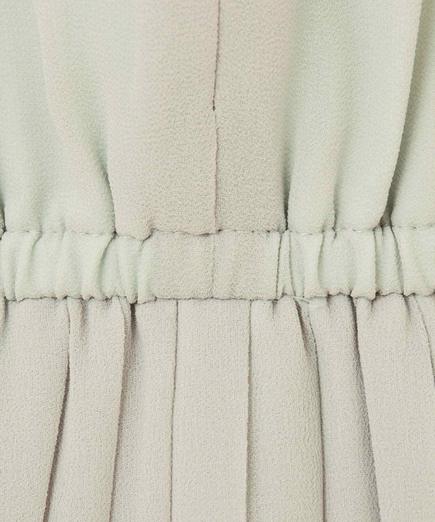 ガール GIRL レースブラウス＆プリーツスカートドッキング結婚式ワンピースドレス