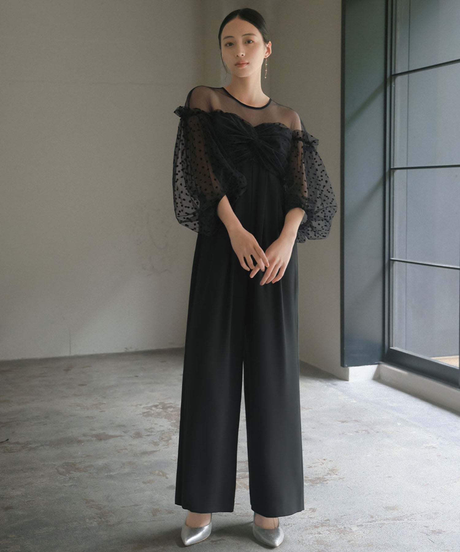 open lace back dress Rachel Allan 50387 Jumpsuit
