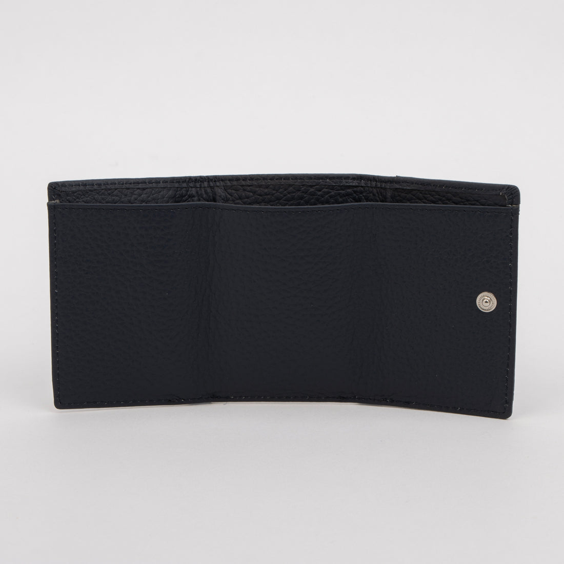 ジオアンドジア GIO&GIA ミニ財布 三つ折り財布 本革 牛革 ミニウォレット 小さい 軽い財布 小銭入れ コンパクト （ネイビー） ネイビー