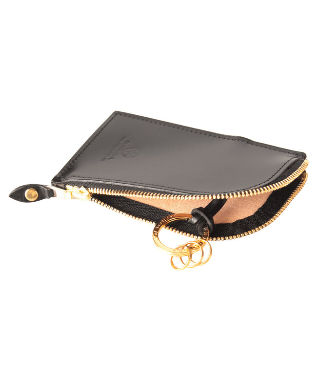 グレンロイヤル GLENROYAL 新商品/渡辺/グレンロイヤル//ZIPPED KEY CASE W PKT/キーケース【03-6255】 （ニューブラック） ニューブラック