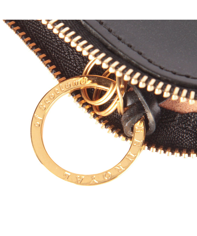 グレンロイヤル GLENROYAL 新商品/渡辺/グレンロイヤル//ZIPPED KEY CASE W PKT/キーケース【03-6255】 （ニューブラック） ニューブラック