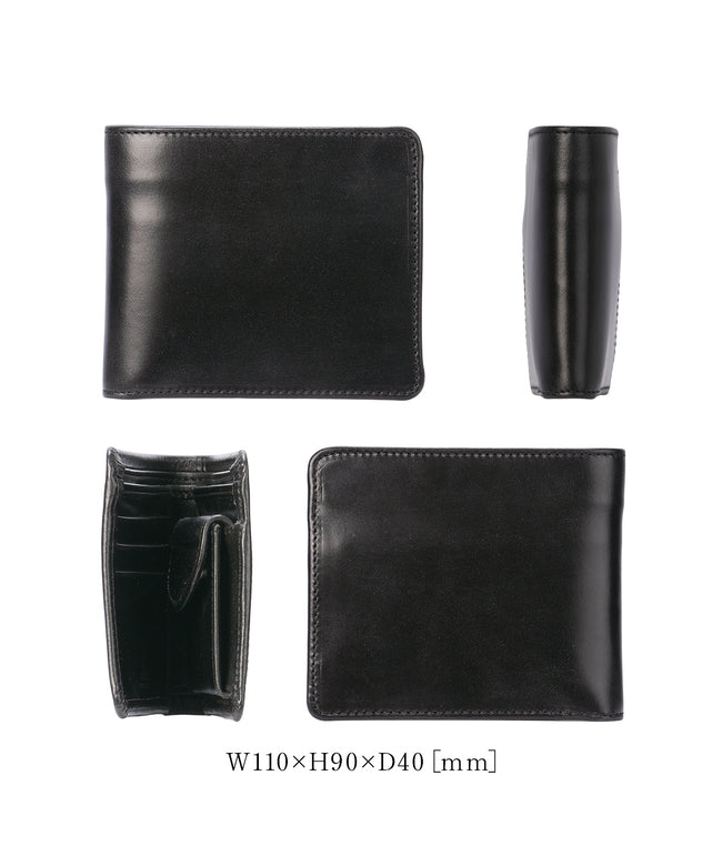 グレンロイヤル GLENROYAL 新商品/渡辺/グレンロイヤル//HIP WALLET W DIVIDER/二つ折り財布【03-6171】 （ニューブラック） ニューブラック