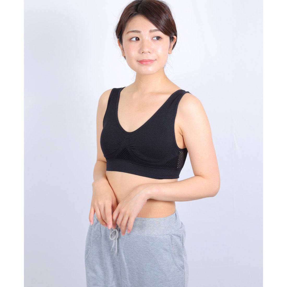 Global Japan Air Fit Light Bra, same color, 3 pack