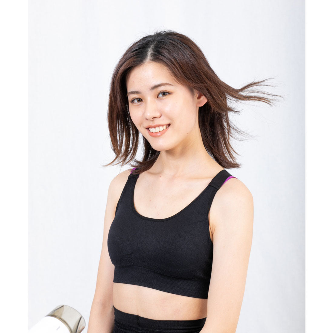 GLOBAL JAPAN Air Fit Posture Yoga Bra, Set of 3 in Same Color