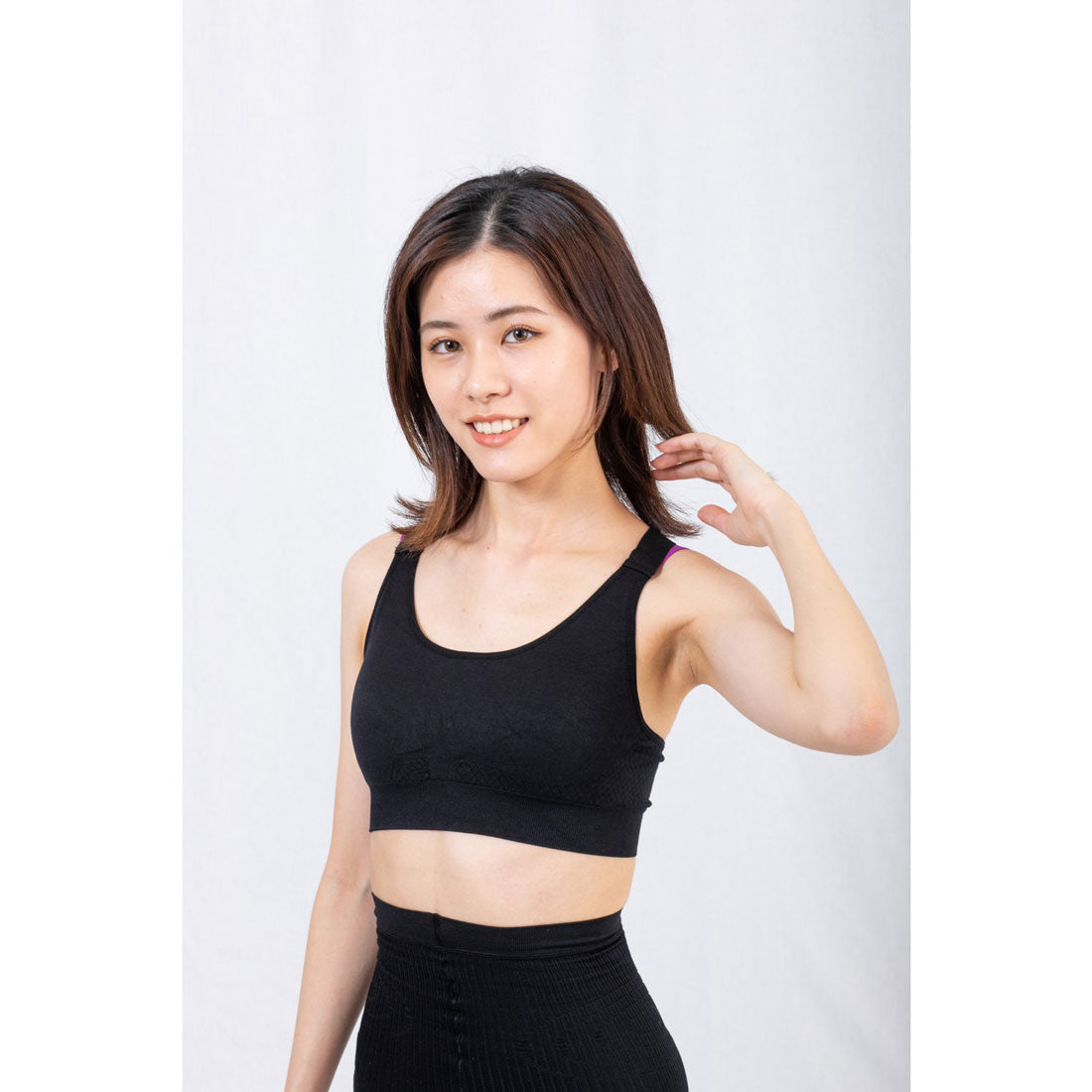 GLOBAL JAPAN Air Fit Posture Yoga Bra, Set of 3 in Same Color