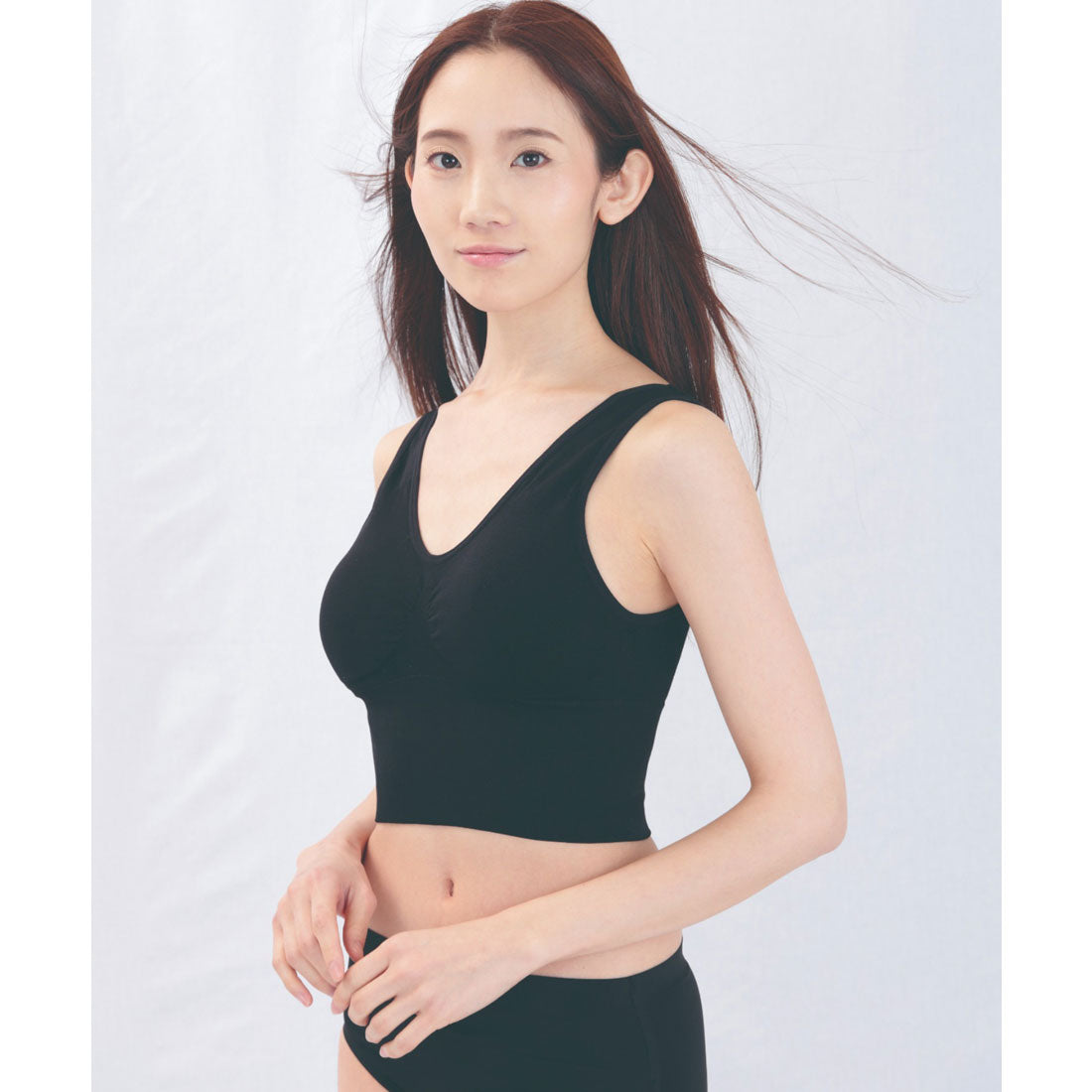GLOBAL JAPAN [3-piece set] Air fit upper belly shaping bra, set of 3 in the same color