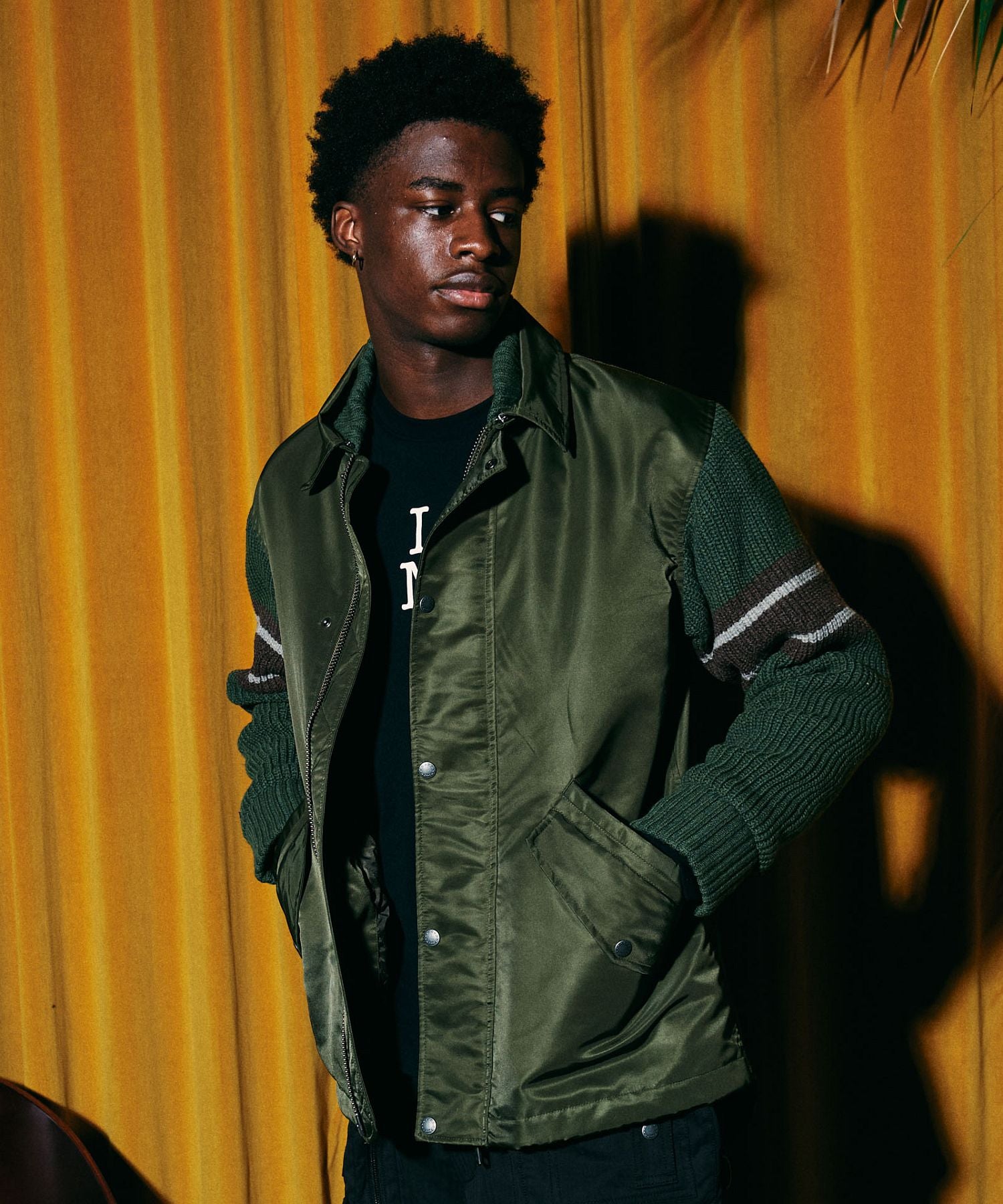 Gram glamb Multi Fabric Military JKT