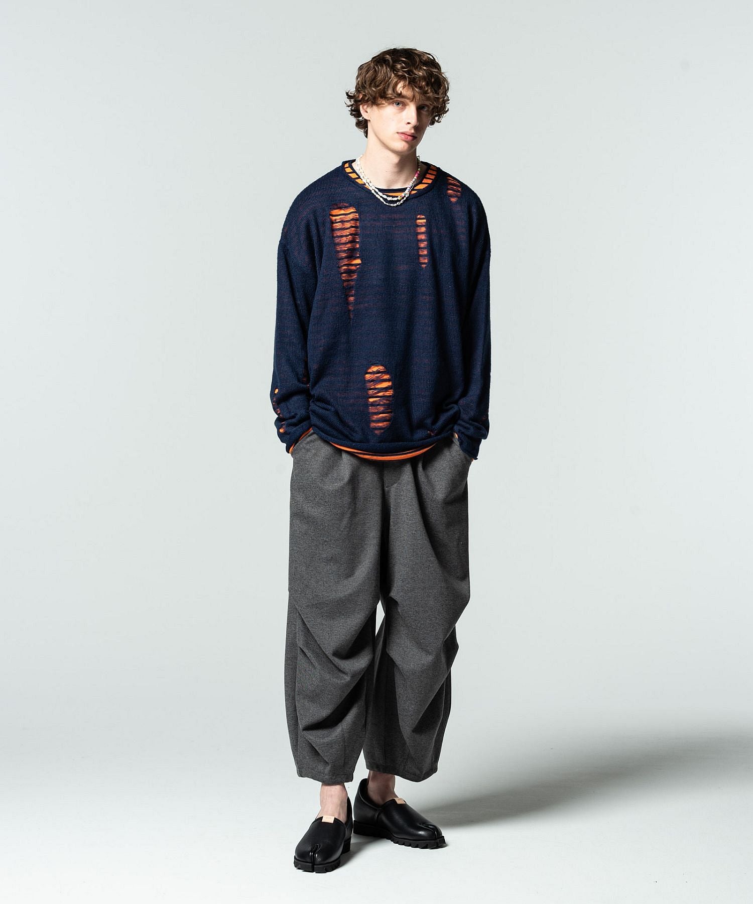 Gram glamb Easy cropped hem tuck pants