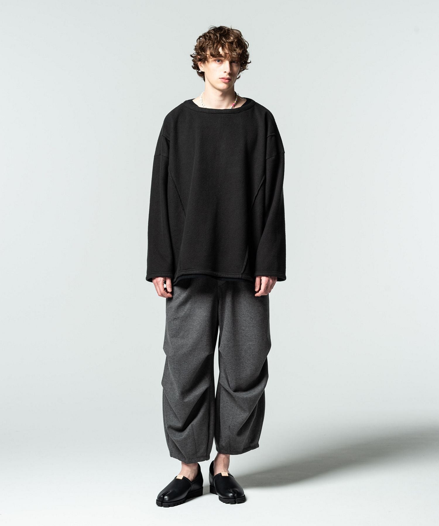 Gram glamb Easy cropped hem tuck pants