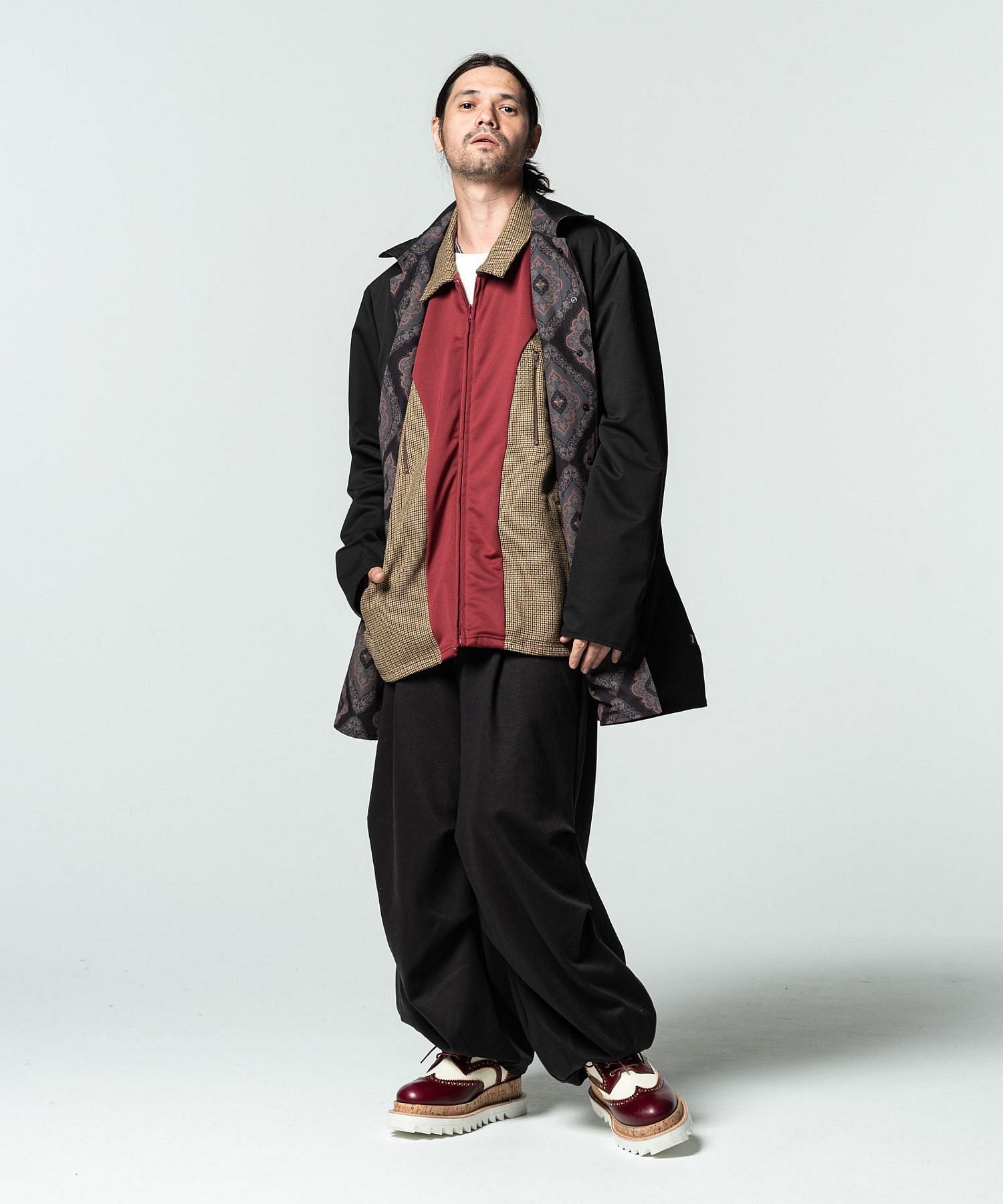 Gram glamb Easy cropped hem tuck pants