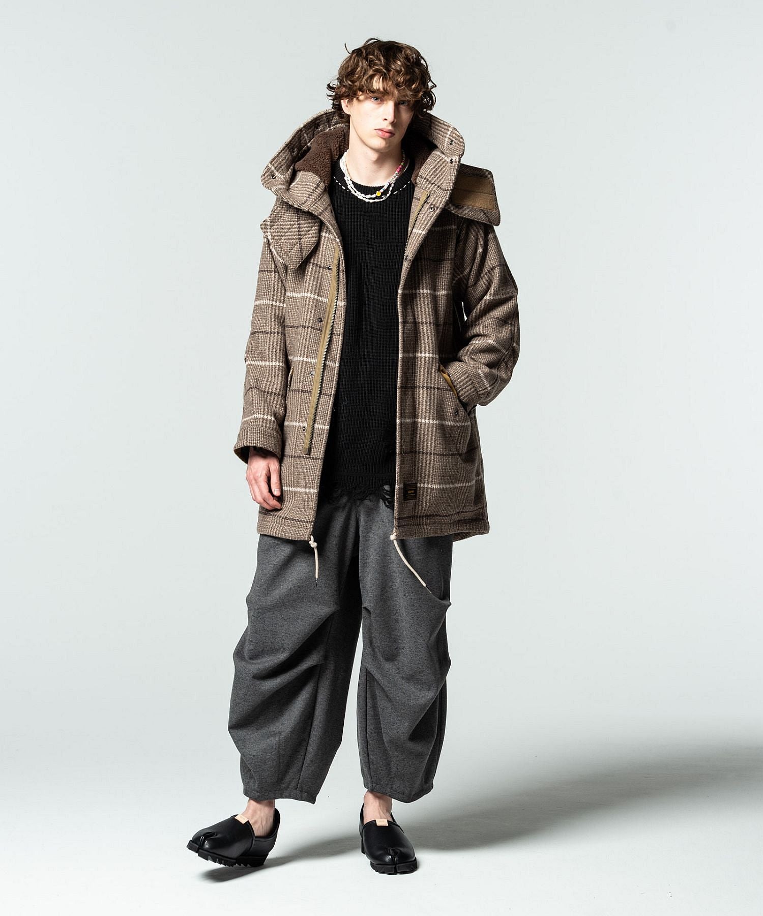 Gram glamb Easy cropped hem tuck pants