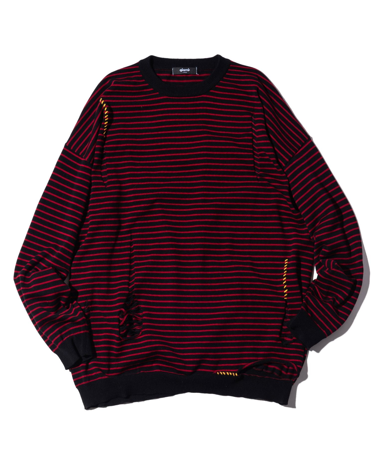 グラム glamb Damaged Knit