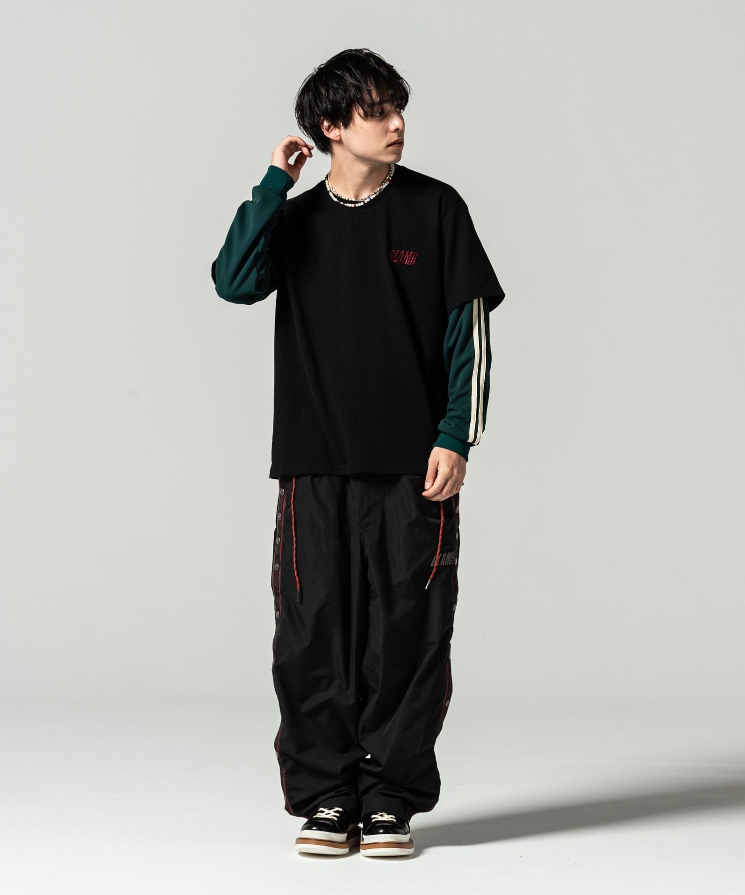 グラム glamb 側開暖身褲