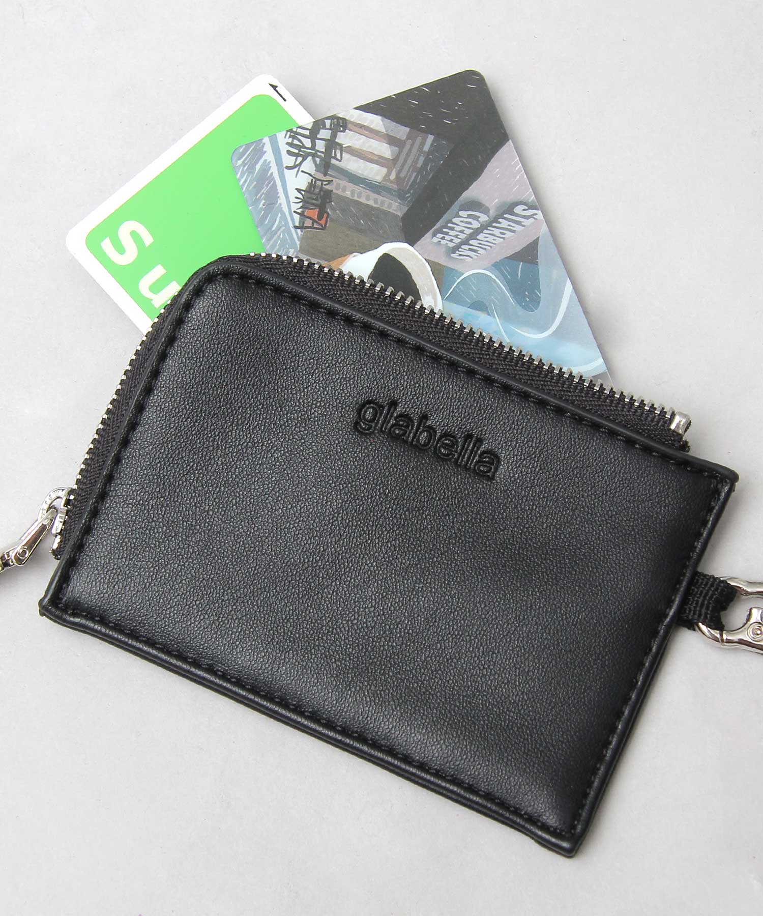 Gravela glabella shoulder bag 3-way multi mini shoulder bag neck pouch Synthetic Leather