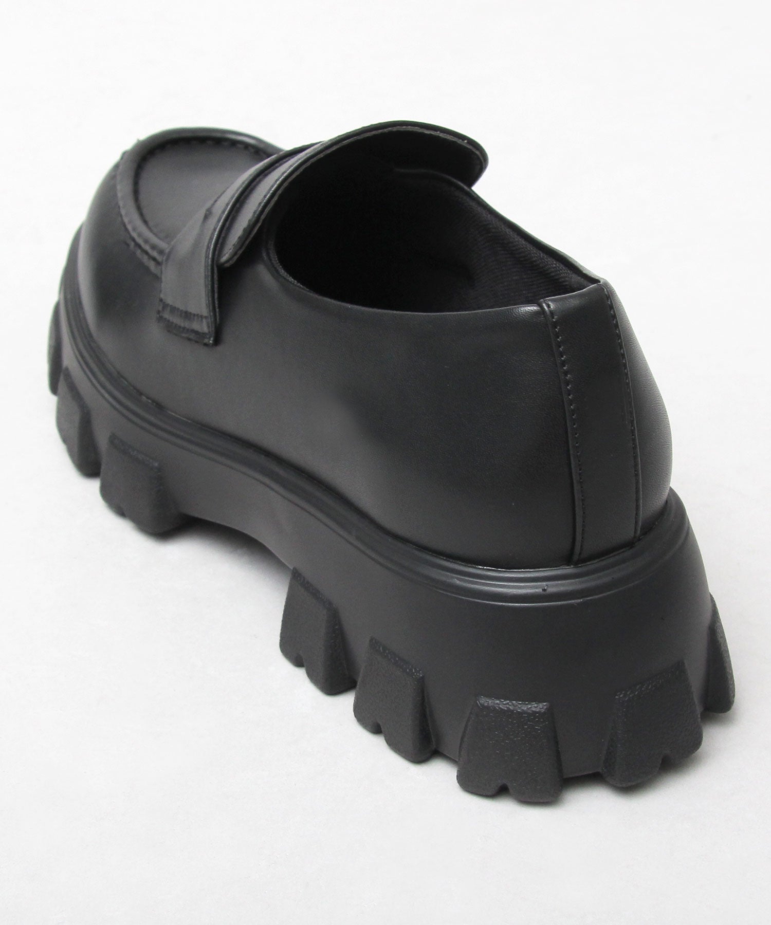 グラベラ glabella コインローファー 厚底 ローファー トラックソール 黒 （ブラック A） ブラック₋A