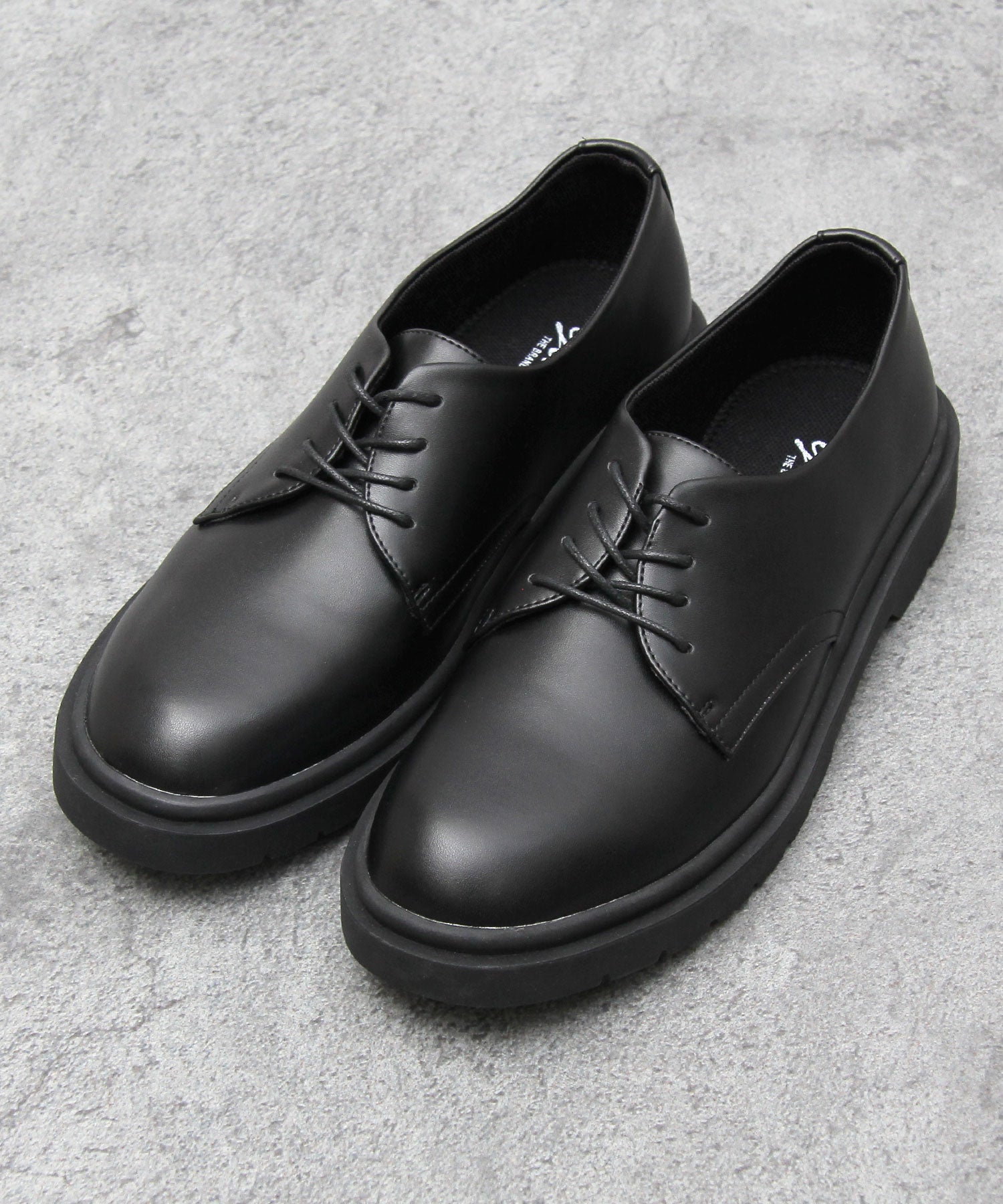 Gravela glabella Oxford shoes lace-up Synthetic Leather black