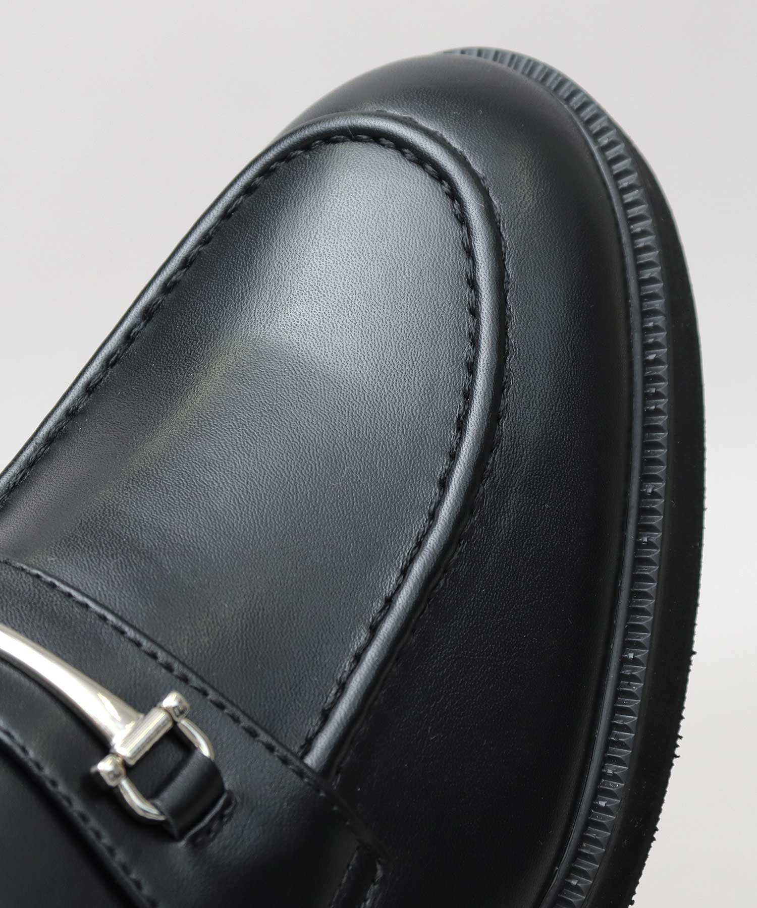 Gravela glabella bit loafer high heel loafer black