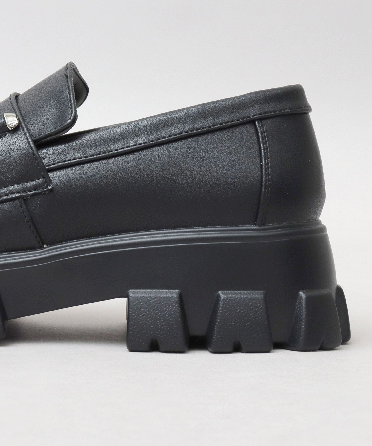 Gravela glabella thick-soled bit loafers men's loafers men's shoes black simple