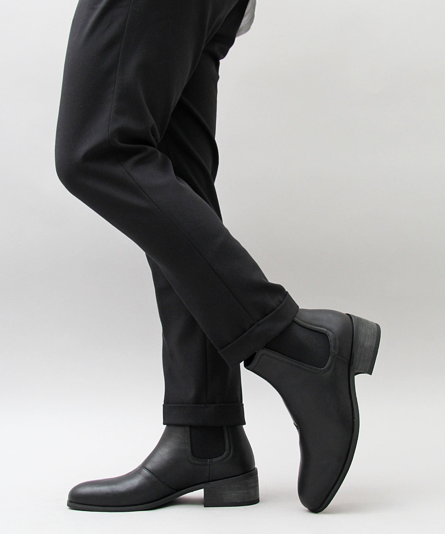 眉間戈爾靴休閒靴男士靴子切爾西靴