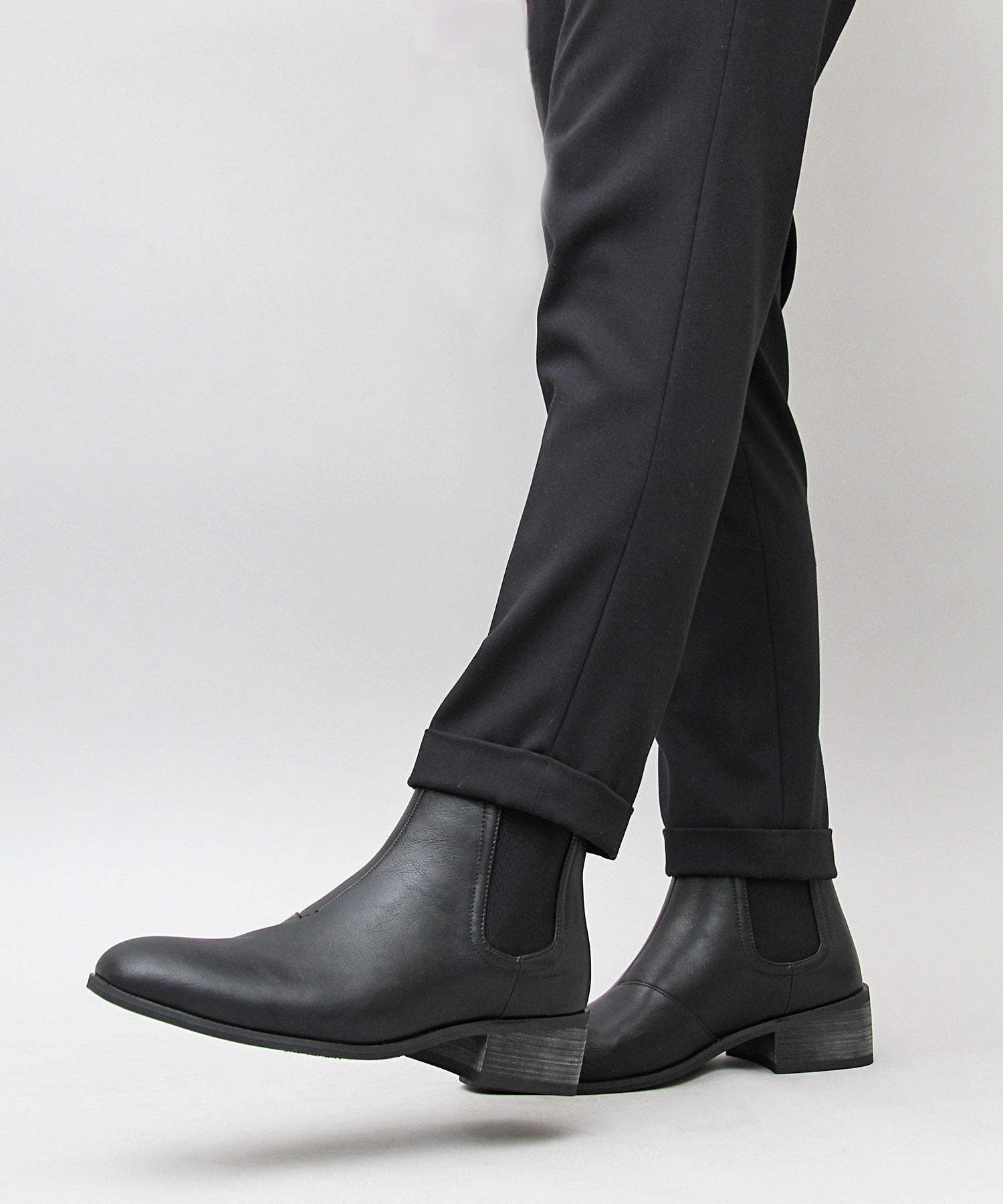 眉間戈爾靴休閒靴男士靴子切爾西靴