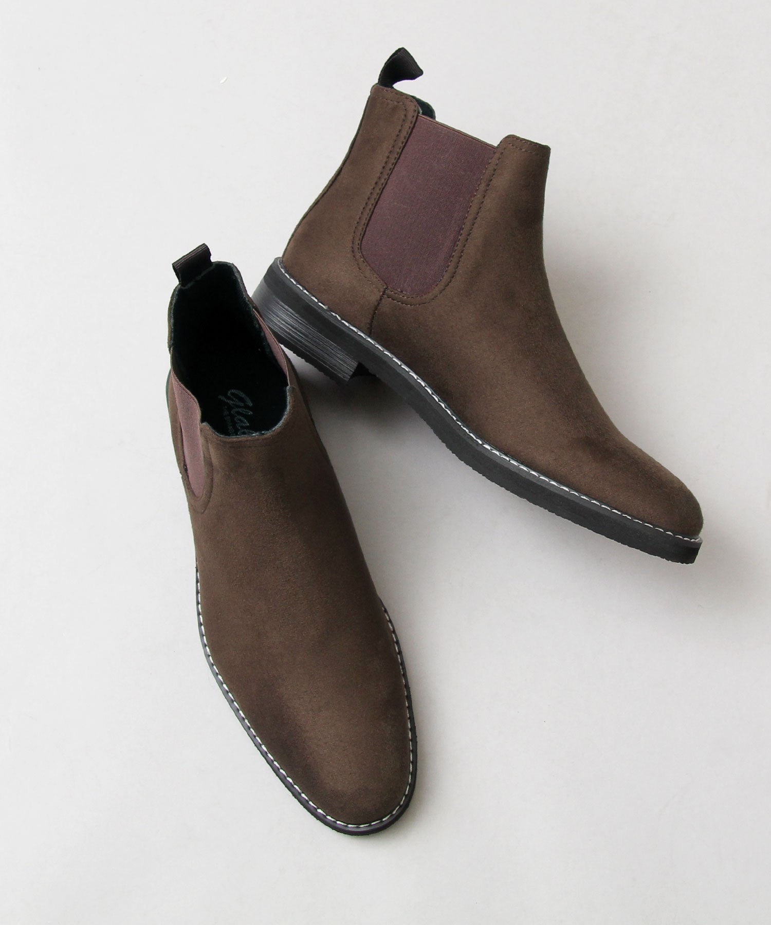 Gravela glabella side gore men's boots suede Chelsea boots