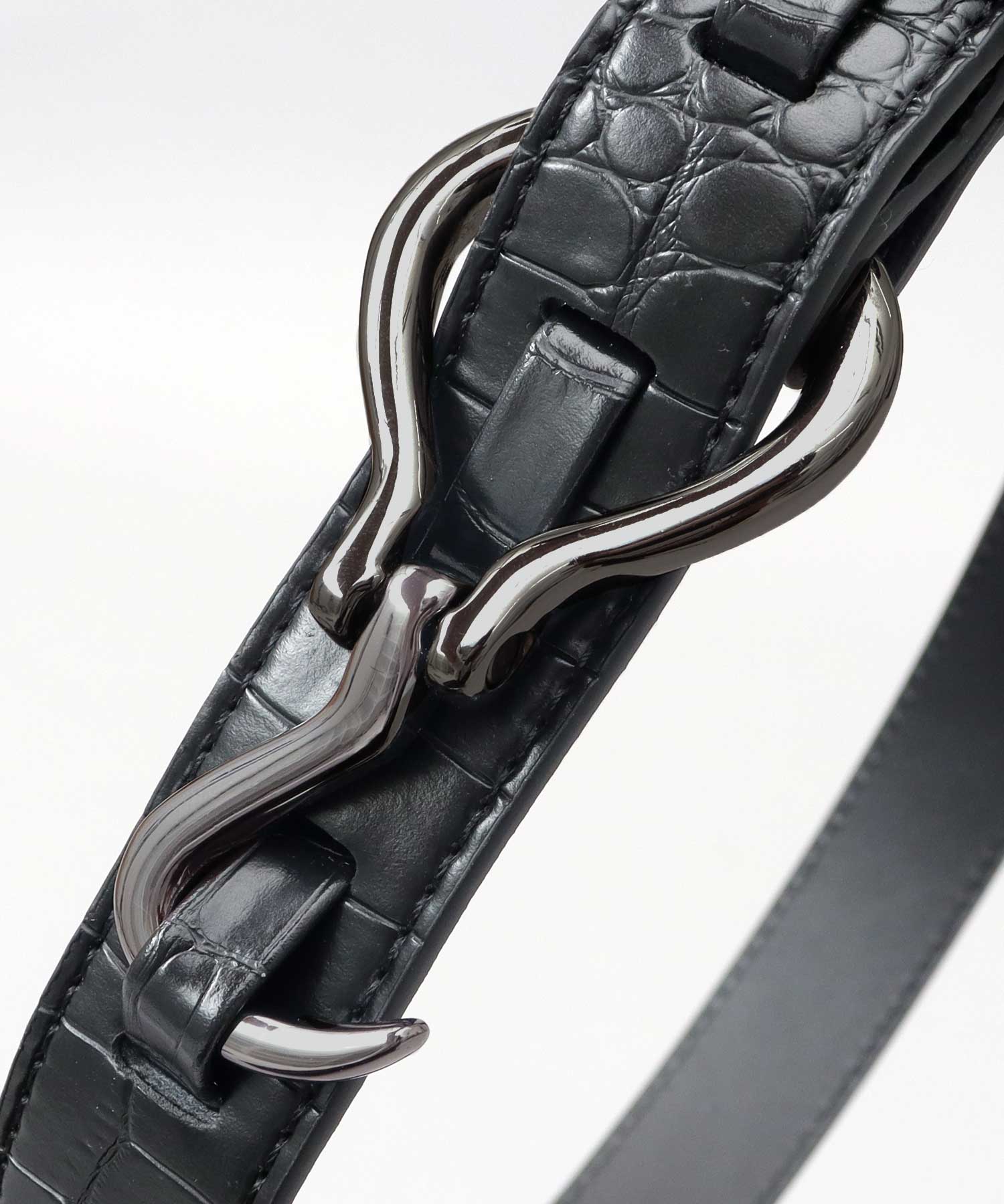 グラベラ glabella ベルト フックベルト フェイクレザー 黒 ブラック フックバックル （ブラウン） ブラウン