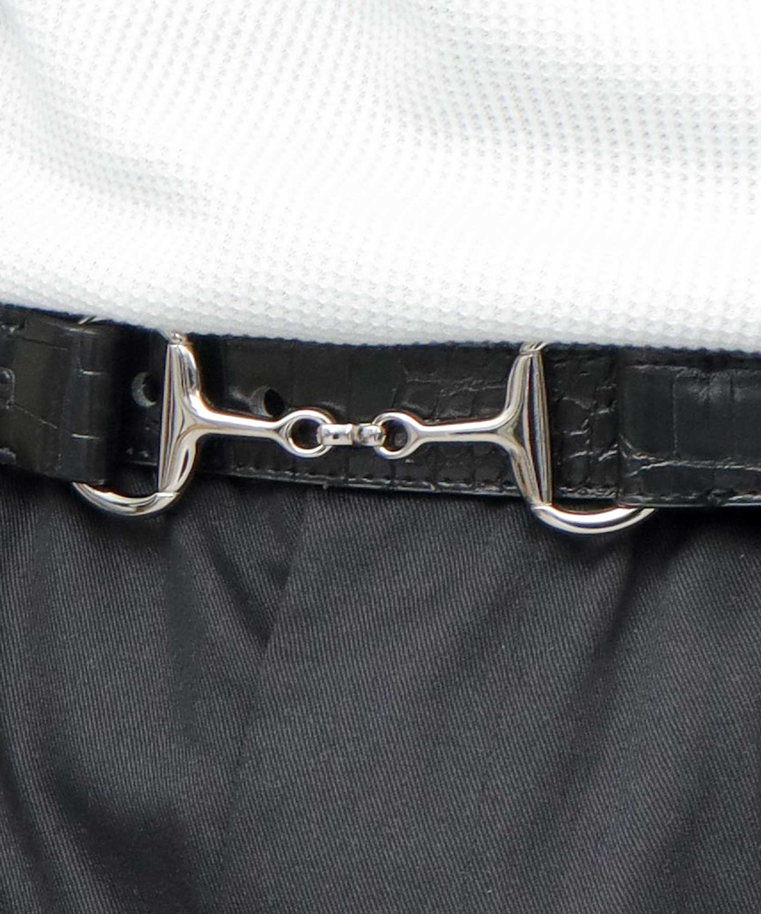 グラベラ glabella ベルト メンズ 細ベルト おしゃれ 合皮 フェイクレザー バックル シンプル 黒 バックルベルト,ブラック-A(クロコ)